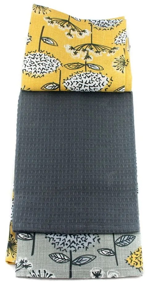 Bawełniane ścierki zestaw 3 szt. 45x65 cm Retro Meadow – Cooksmart ®