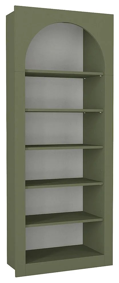 Regał z 6 przegródkami  - Kaki - CYMORA