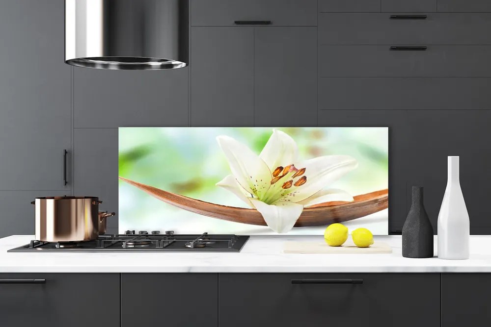 Szkło Ozdobne do Kuchni Subtelny Pąk Kwiatowy