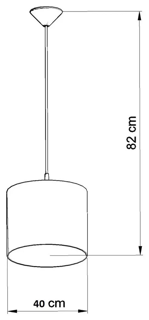 Lampa wisząca SOWY 40 biała SOLLUX  LIGHTING
