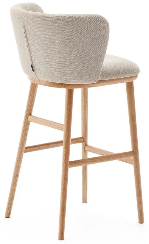 Beżowy hoker (wysokość siedziska 75,5 cm) Ciselia – Kave Home