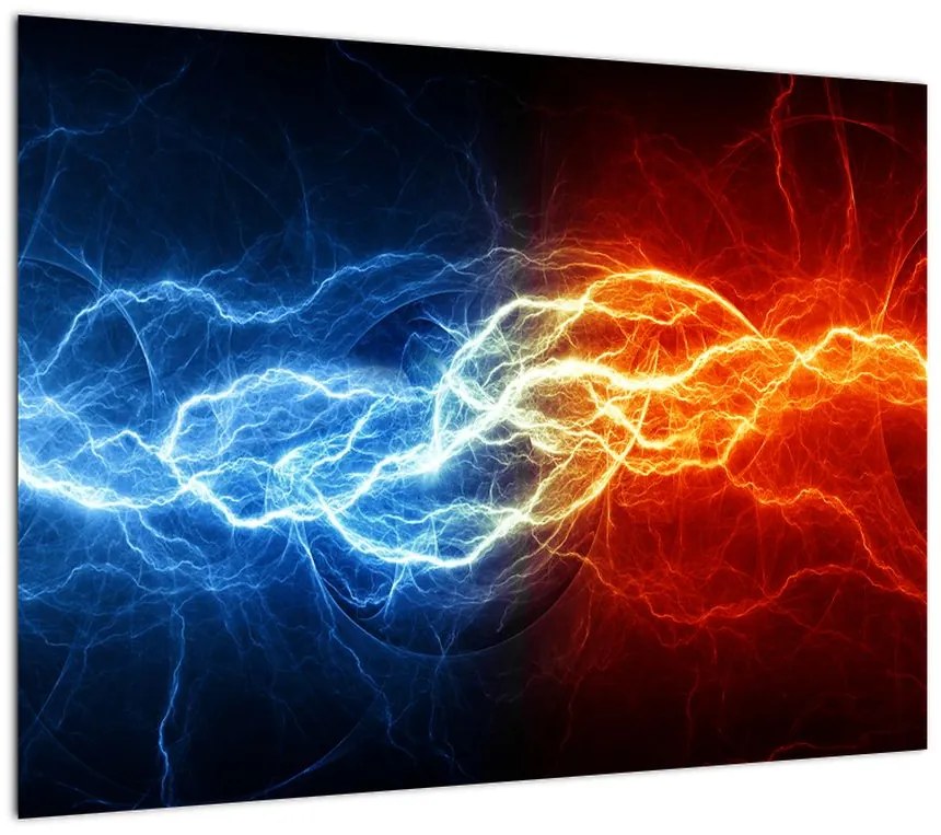 Obraz napięcia elektrycznego (70x50 cm)
