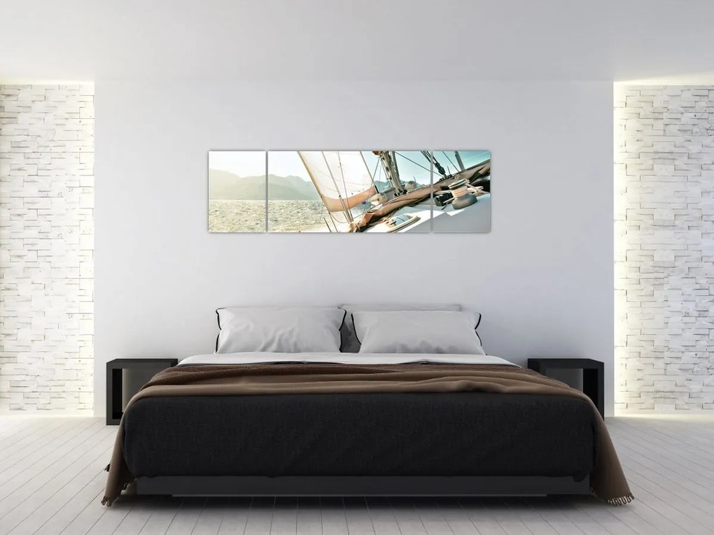 Obraz - Statek (170x50 cm)