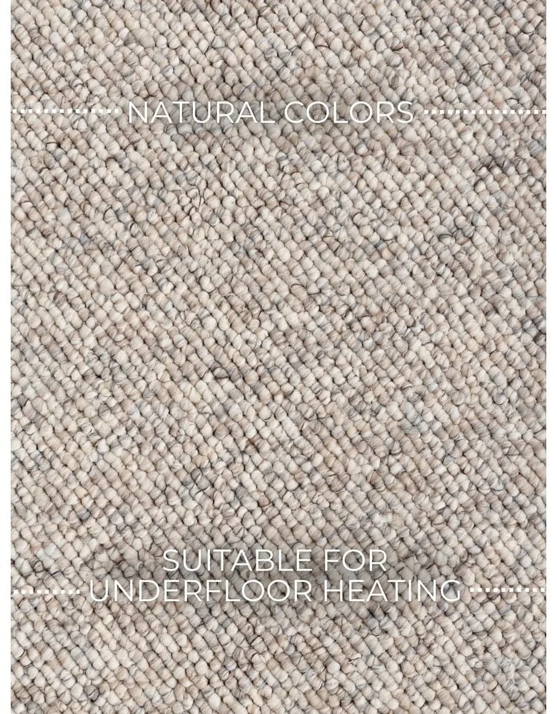 Szarokremowy chodnik odpowiedni do prania 80x240 cm Rocco Dark Cream – Elle Decoration