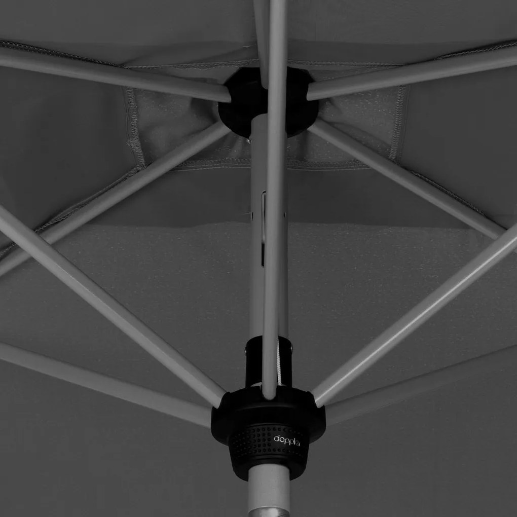 Doppler ACTIVE parasol ogrodowy 210 x 140 cm antracyt