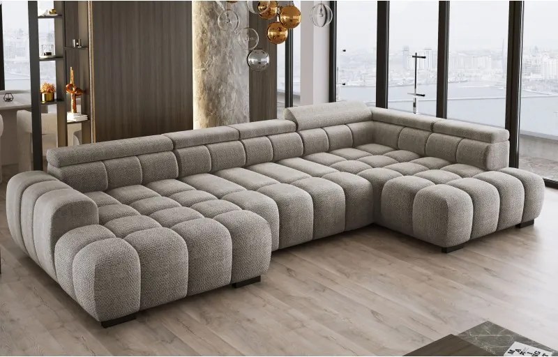 Narożnik BULL XL Prawostronny z elektryczną funkcją regulacji tkanina Eden 12 WERSAL