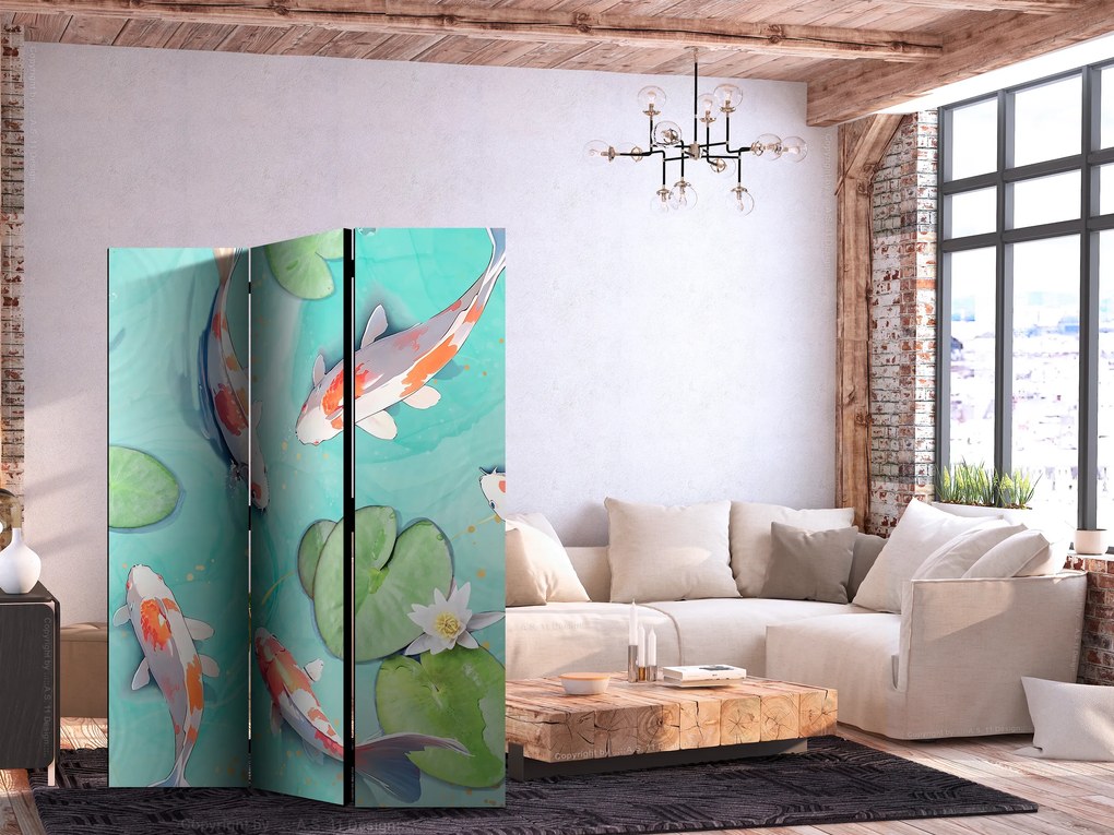Parawan dwustronny Zwierzęta 135x172 cm 3-częściowy wielokolorowy ARTGEIST B
