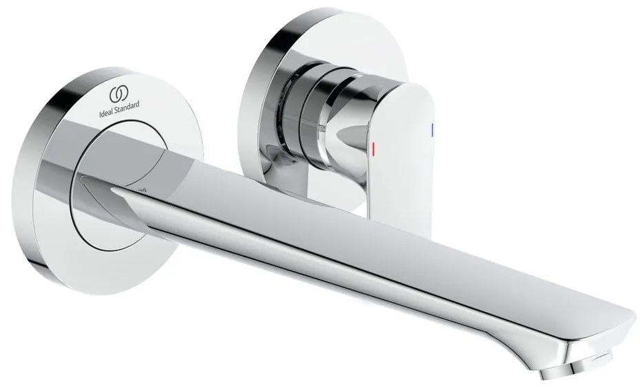 Umywalkowa bateria podtynkowa w kolorze srebra z połyskiem Connect Air – Ideal Standard