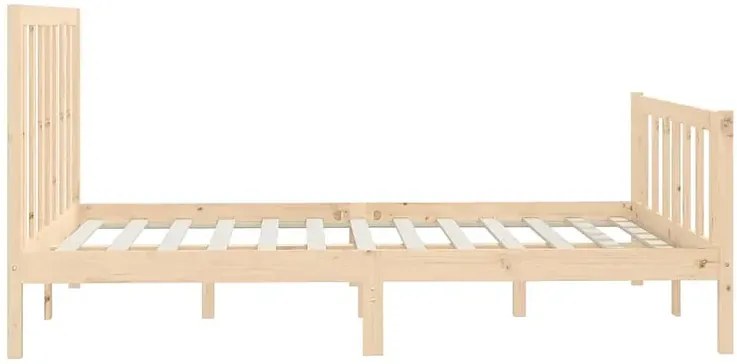 Drewniane łóżko z litej sosny 120x200 cm - Alzak 4X