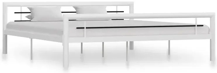 Białe metalowe łózko w stylu loftowym 120x200 cm E5-G31