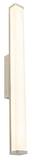 Nowoczesna lampa ścienna do łazienki ze stali 62 cm IP44 - Cascada Nowoczesny Oswietlenie wewnetrzne