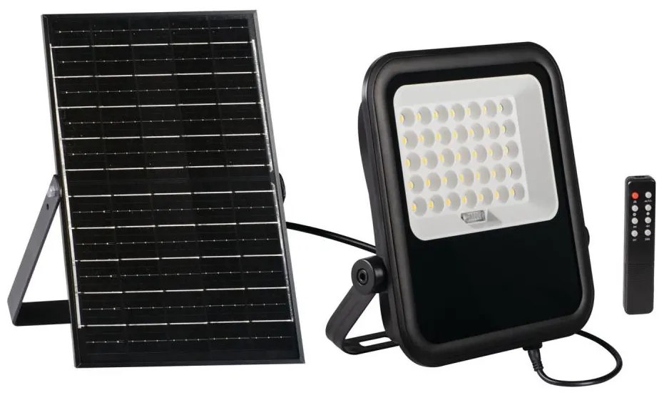 Kanlux 36607 - LED reflektor solarny 15W/15000mAh 3,2V IP65 + pilot