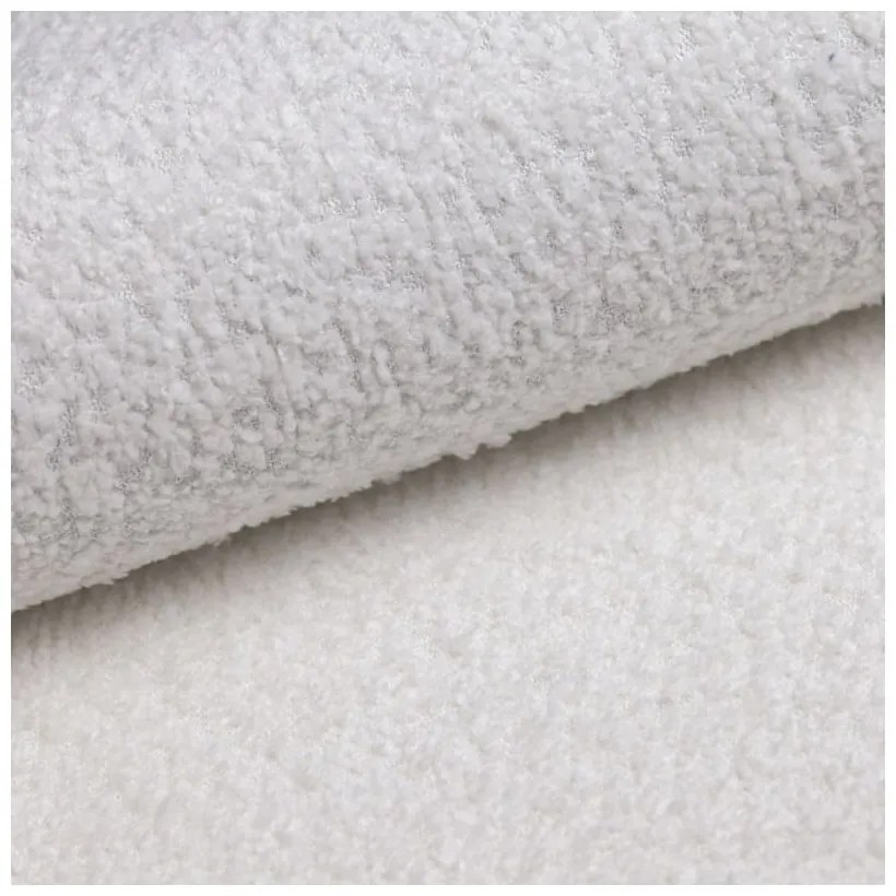 Białe tapicerowane łóżko dwuosobowe ze schowkiem ze stelażem 140x200 cm Mattis – Meise Möbel