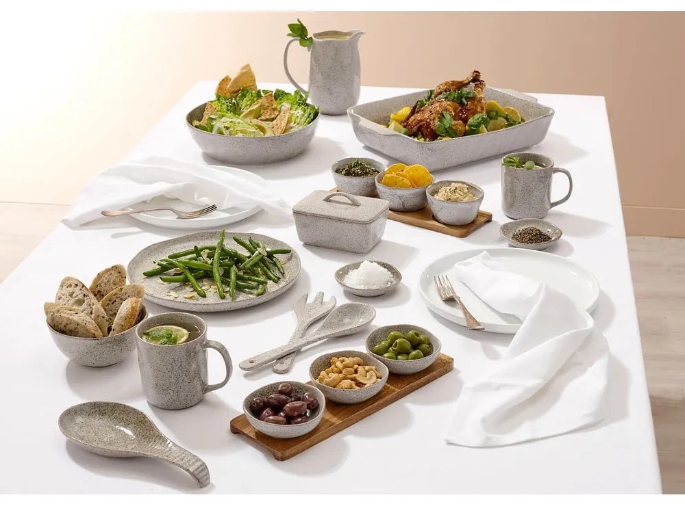 Zestaw 2 porcelanowych sztućców Ladelle Artisan