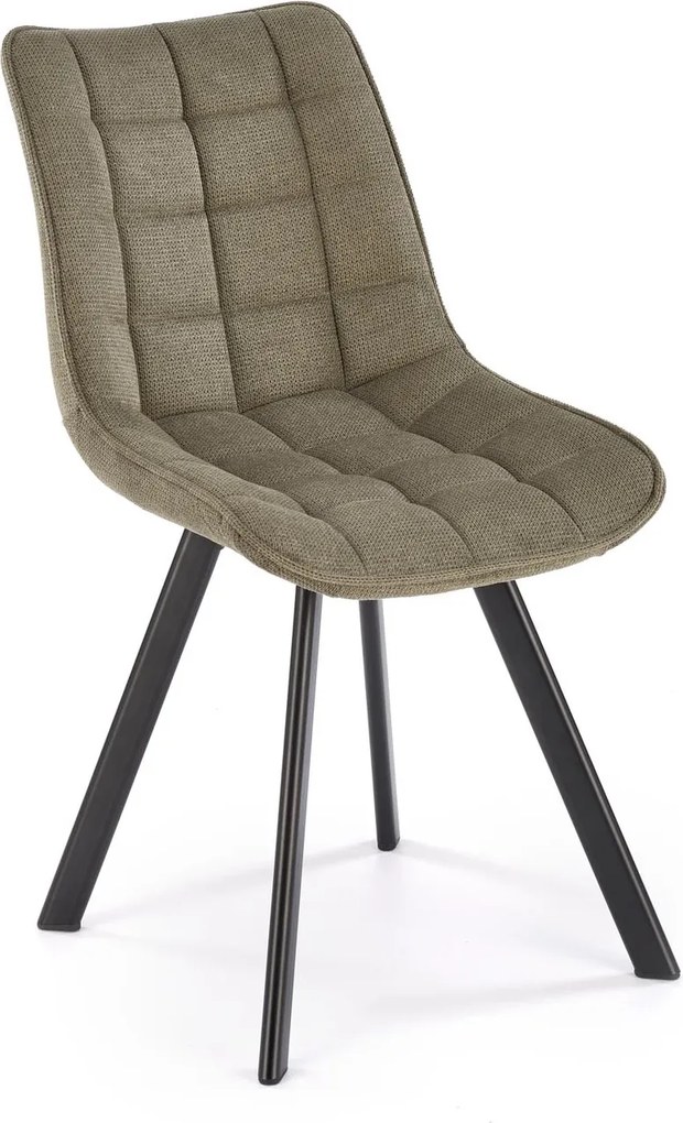 Krzesło do jadalni K549 Halmar z przeszyciami na siedzisku