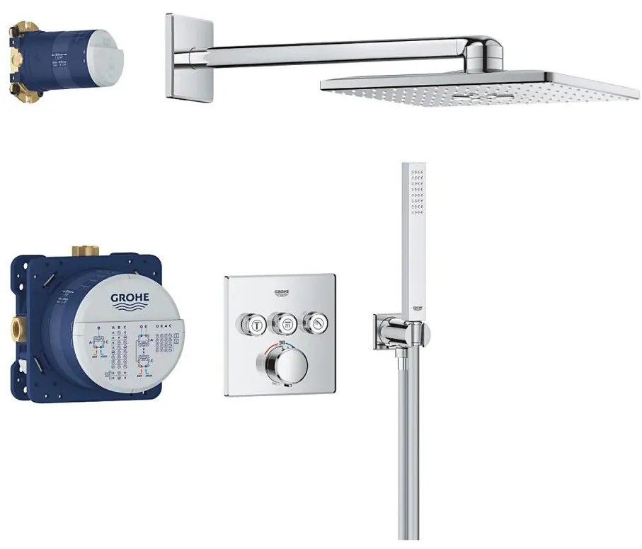 GROHE 34875000 - System prysznicowy PRECISION SMARTCONTROL 310 mm chrom błyszczący