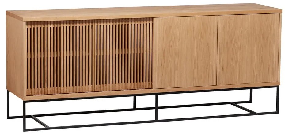Niska komoda w dekorze dębu 188x75 cm Ende – Woodman