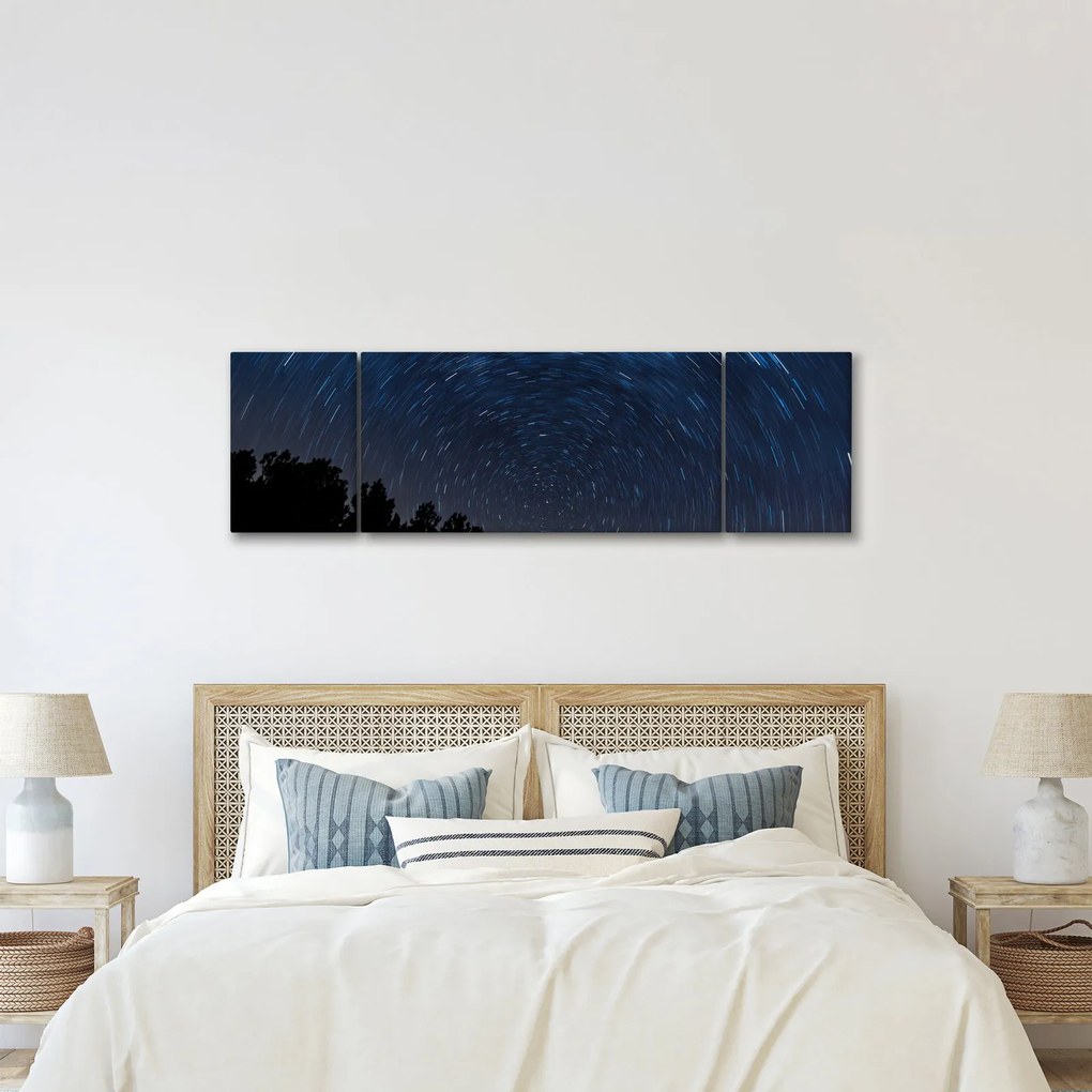 Obraz nocnego nieba (170x50 cm)
