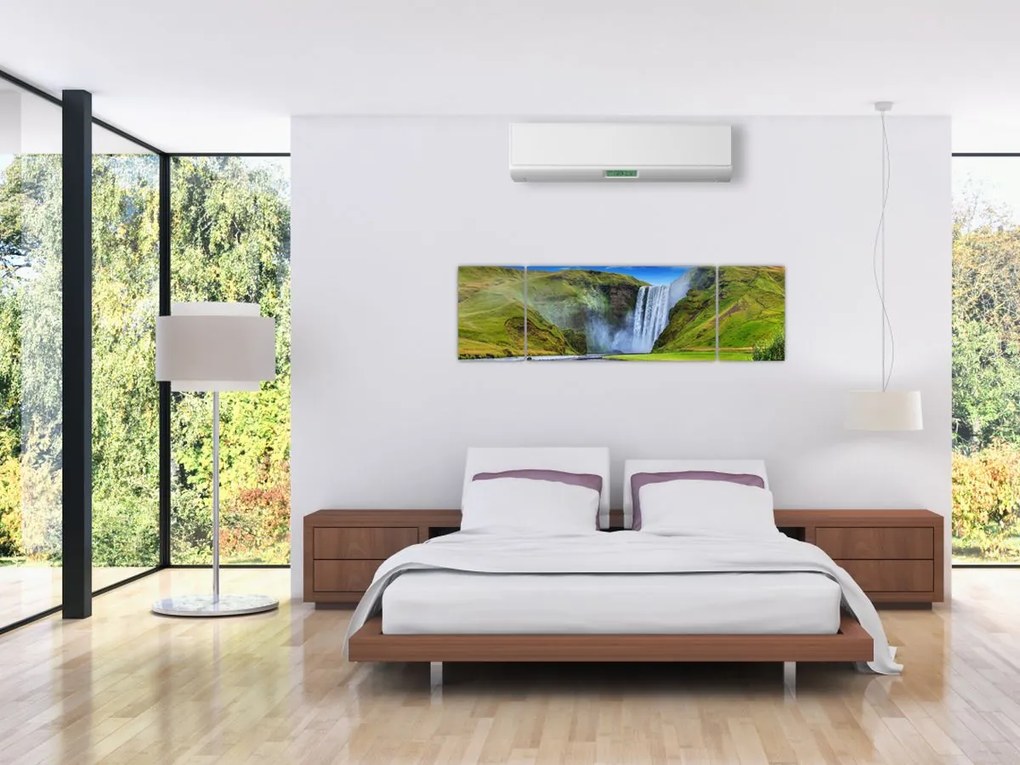 Obraz - Wodospad Seljalandsfoss (170x50 cm)