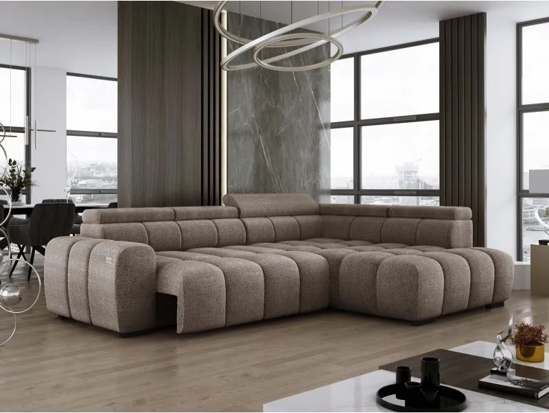 Narożnik BULL L Prawostronny z Elektryczną Regulacją EDEN 04 WERSAL