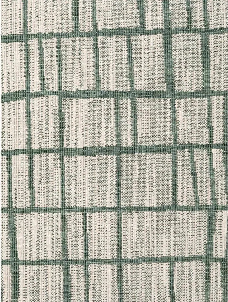 Zielony/kremowy okrągły dywan odpowiedni na zewnątrz ø 200 cm Haringey Crouch – Ted Baker