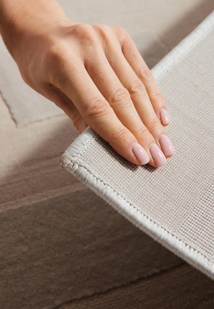 Dywan nowoczesny Perles Geometria beżowa 200 cm x 280 cm