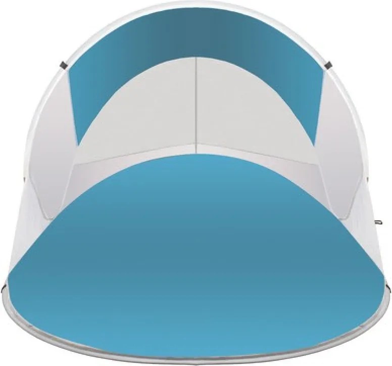 Namiot plażowy SUNSHADE 120x190 cm, niebiesko-biały
