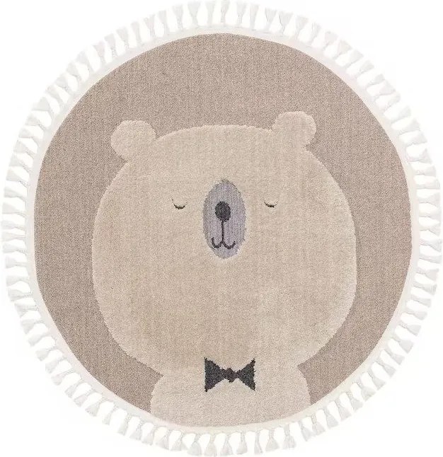 Uroczy dywan dziecięcy w stonowanych kolorach Momo