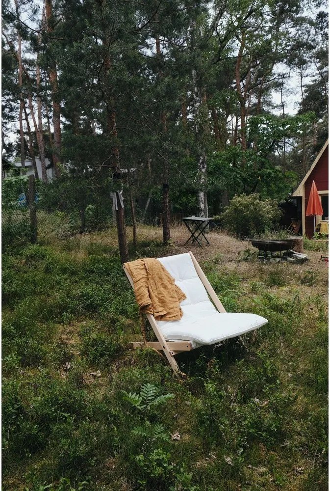 Fotel rozkładany Karup Design Boogie Raw/Olive Green