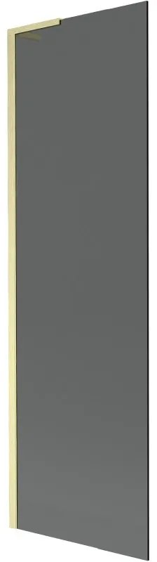 Mexen Next L parawan nawannowy 1-skrzydłowy 60 x 150 cm, grafit, złoty szczotkowany - 895-060-000-03-40-55