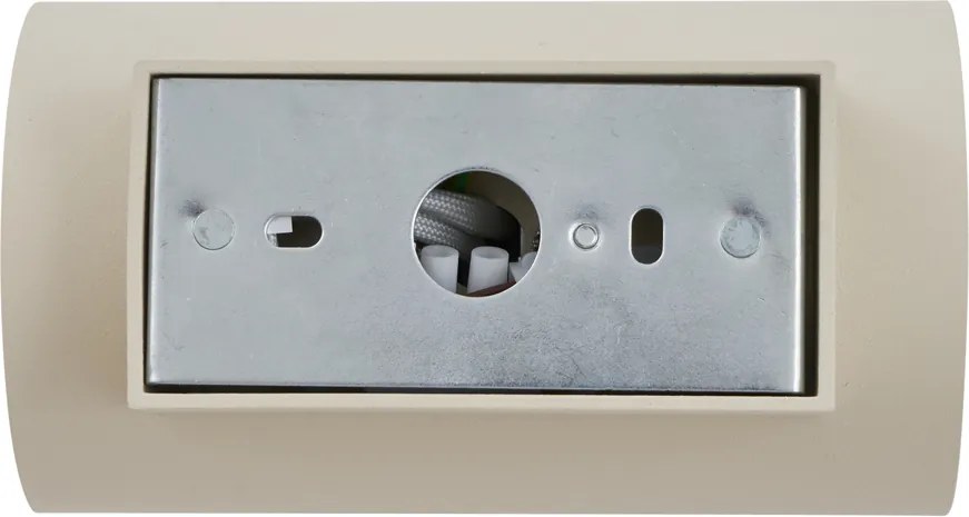 Nowoczesna lampa ścienna beżowa GU10 50 mm okrągła 2-punktowa - Sandy