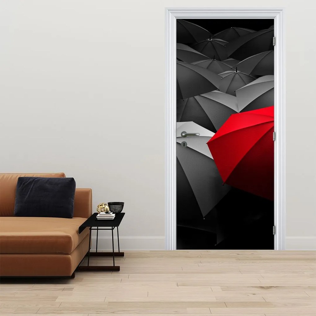 Fototapeta na drzwi - Otwarte parasole (95x205cm)