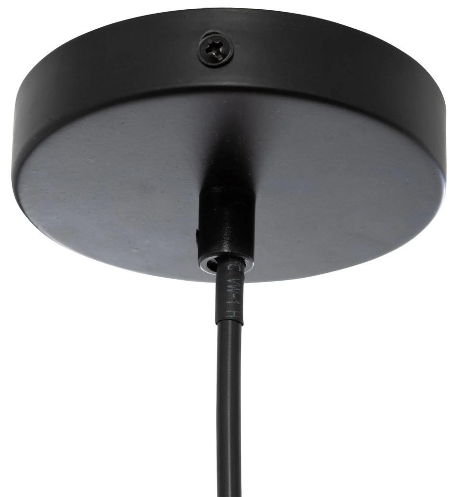 Lampa wisząca GALT Ø 34 cm z drucianym kloszem