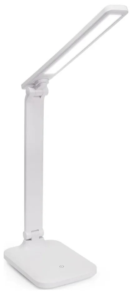 Dotykowa ściemnialna lampa stołowa LED z portem USB REMUS LED/5W/230V biała