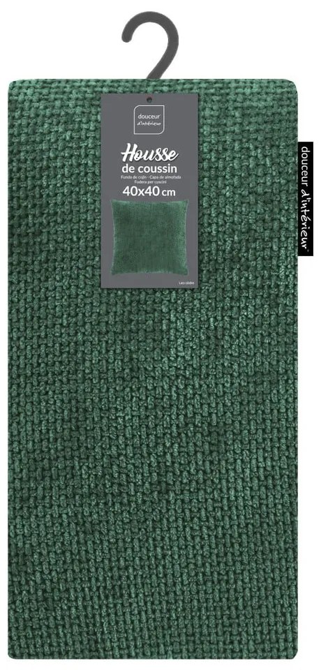 Poszewka na poduszkę z szenilu 40x40 cm Leo – douceur d'intérieur