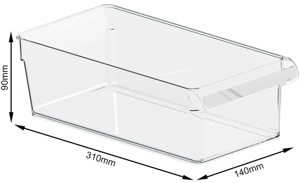 Plastikowy organizer do lodówki Loft – Rotho