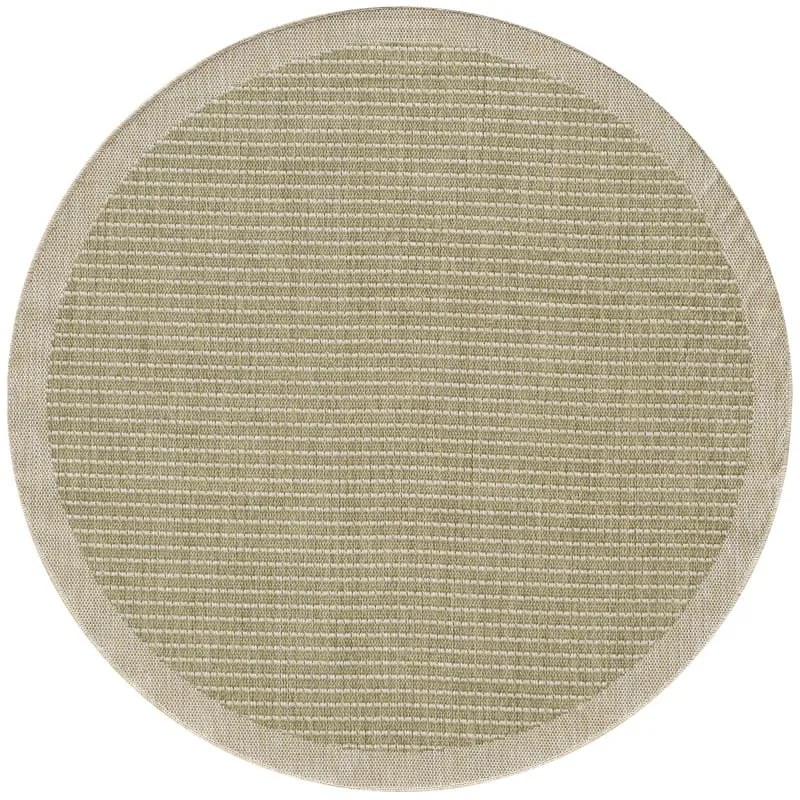 Dywan uniwersalny Giza zielony 120 cm x 120 cm koło