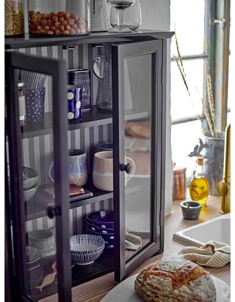 Niebieskio-beżowe kamionkowe kubki zestaw 3 szt. 460 ml Cloe – Bloomingville