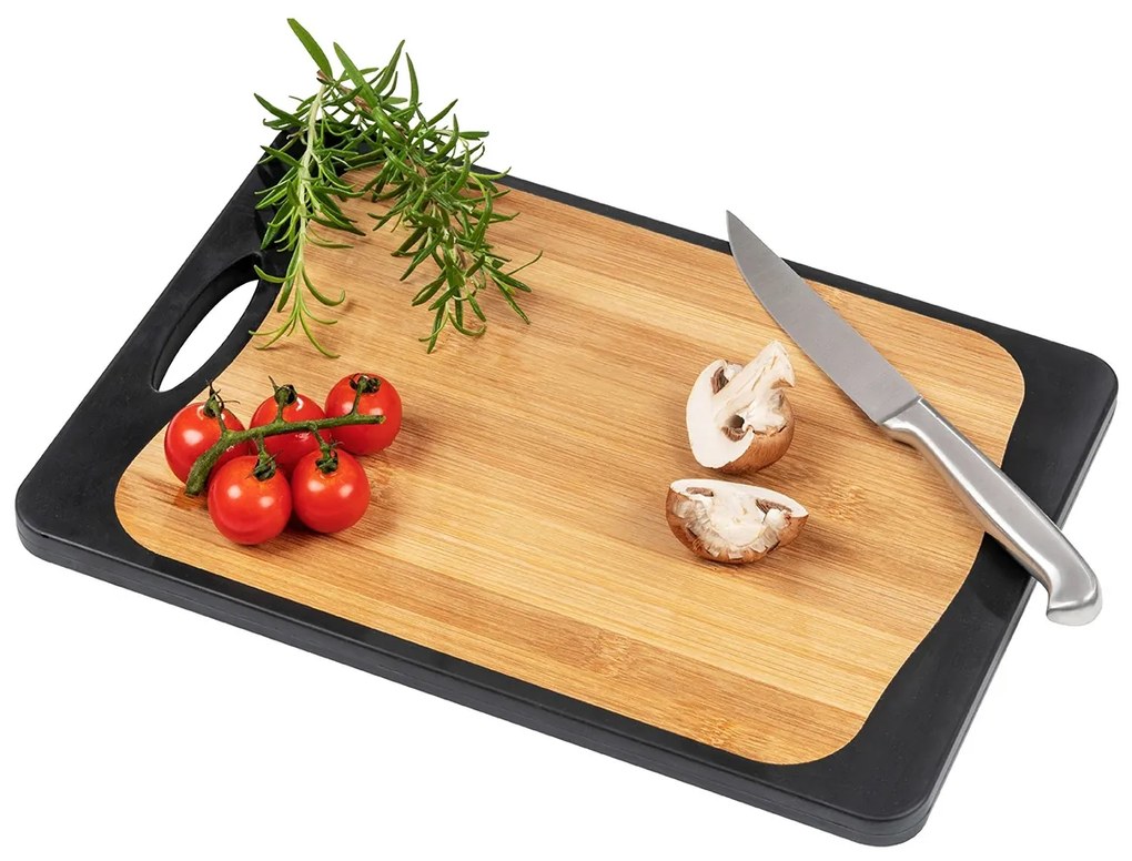 Deska do krojenia KOMBI z rączką, 33 x 23 cm, OUTDOOR KITCHEN, WENKO