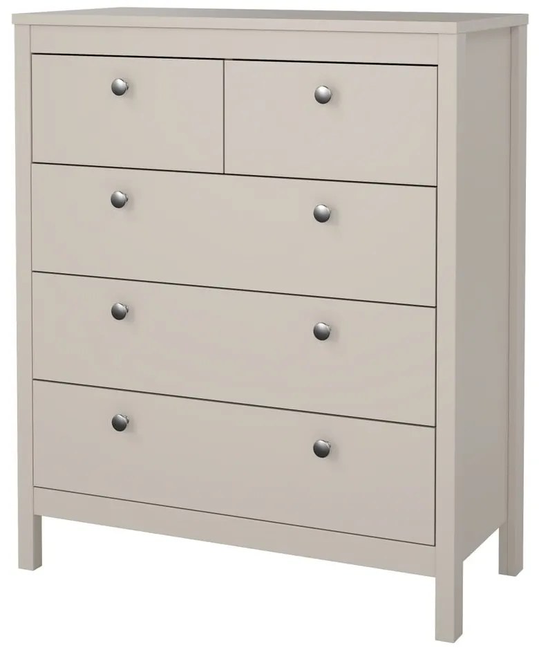 Szarobeżowa komoda 82x99x38 cm Madrid – Tvilum