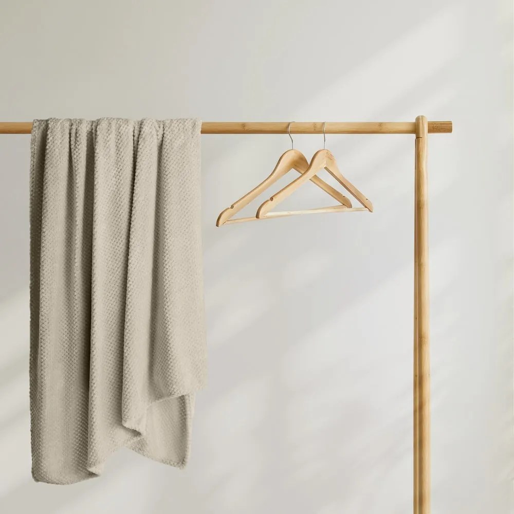 Jasnoszary koc z mikrowłókna DecoKing Henry, 170x210 cm