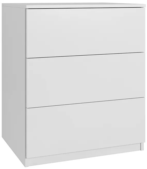 Komoda CLASSIC 3 szuflady – Biała | 60x80x50 cm