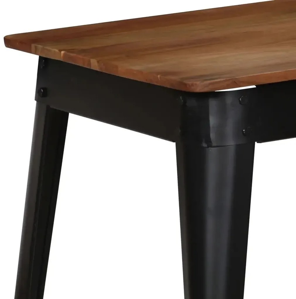 Stół z drewna akacjowego Timber 2X – brązowy