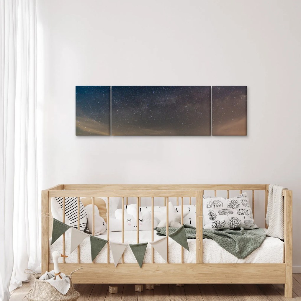 Obraz nocnego nieba (170x50 cm)