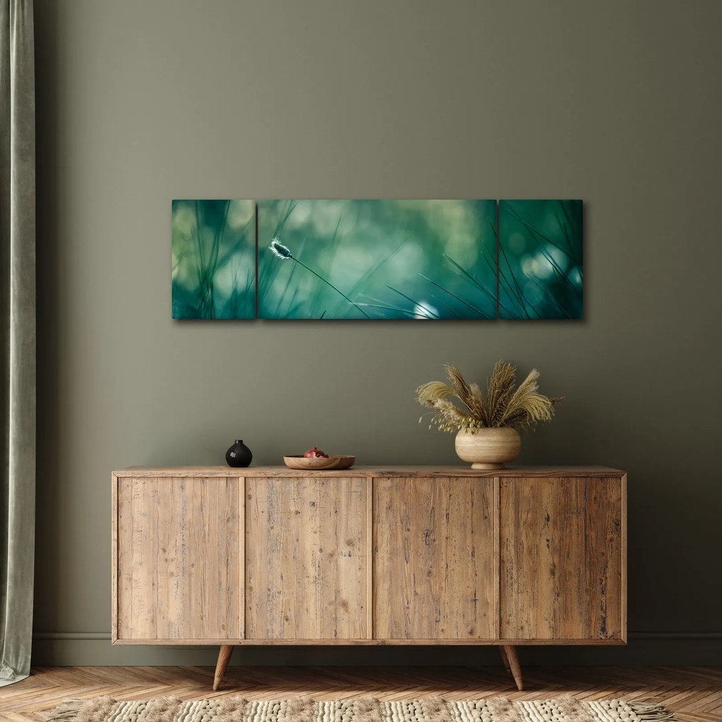 Obraz - Szczegół trawy (170x50 cm)