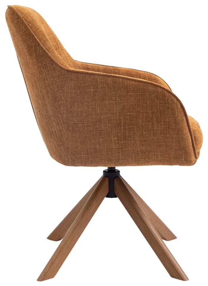 Pomarańczowe krzesła zestaw 2 szt. Avola – Unique Furniture
