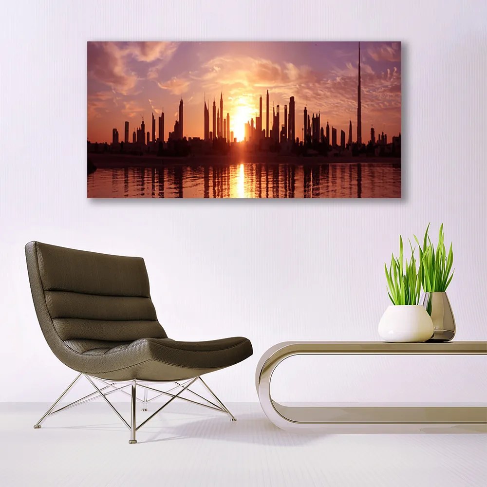 Zdjęcie na płótnie Panorama Nocnego Miasta