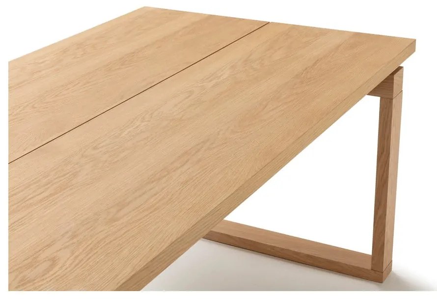 Stół z blatem w dekorze dębu 100x220 cm Rina – Marckeric