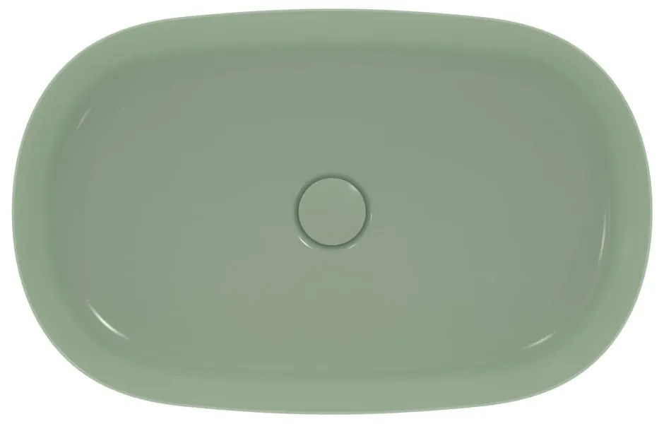Zielona ceramiczna umywalka 60x38 cm Ipalyss – Ideal Standard