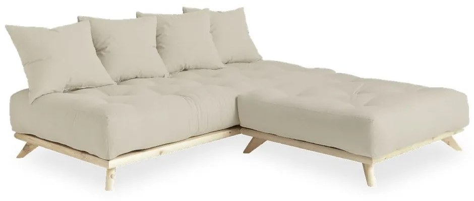 Sofa z beżowym obiciem Karup Design Senza Natural/Beige